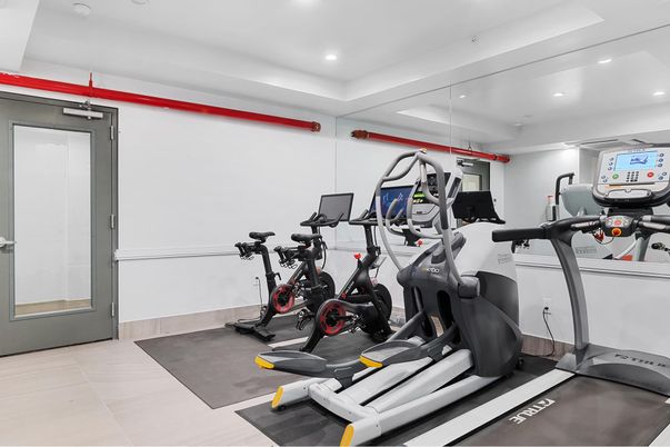 Fitness Equipment, Interior, Recessed Lighting