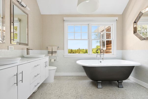 Bathroom, Dual Sink Vanities, Free Standing Baths, Interior