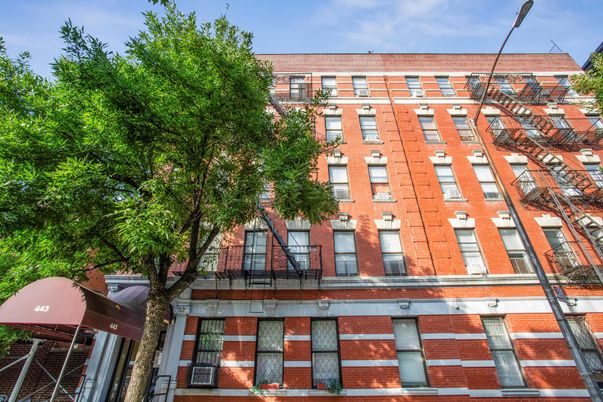 Exterior, Facade, Brick Facade, Condo Building