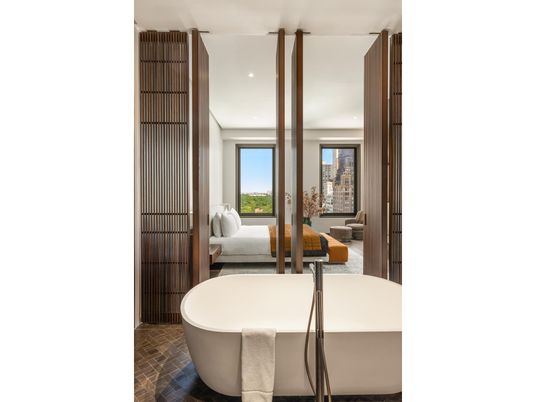 Bathroom, Free Standing Baths, Interior, Recessed Lighting