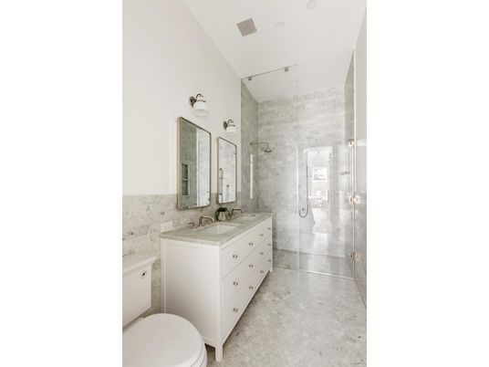 Bathroom, Dual Sink Vanities, Glass Shower, Interior