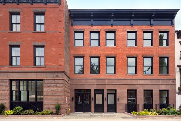 Exterior, Facade, Brick Facade, Rowhouse