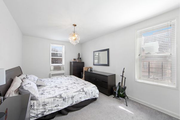 Bedroom, Chandelier, Interior