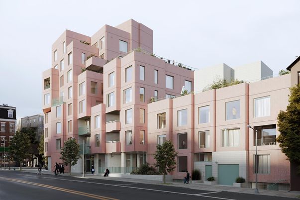 Exterior, Facade, Condo Building
