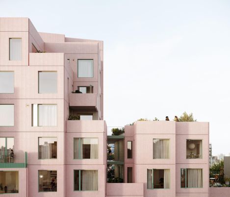 Exterior, Facade, Modern