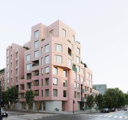 Exterior, Facade, Condo Building