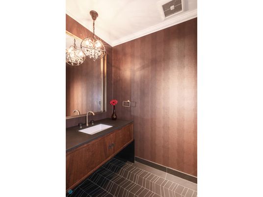 Bathroom, Chandelier, Interior, Pendant Lights