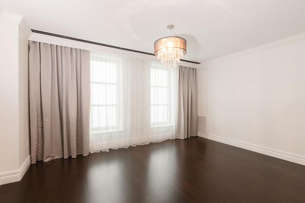 Chandelier, Empty room, Interior, Wood Texture Flooring