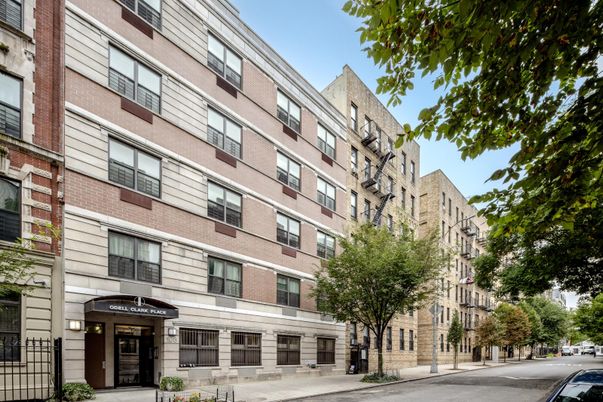 Exterior, Facade, Brick Facade, Condo Building