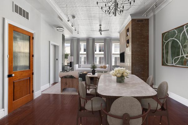 Dining room, Interior, Living room, Wood Texture Flooring