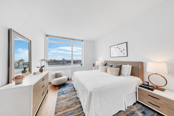 Bedroom, Interior, Water, Wood Texture Flooring