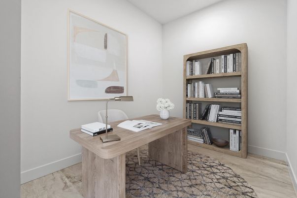 Home Office, Interior, Wood Texture Flooring