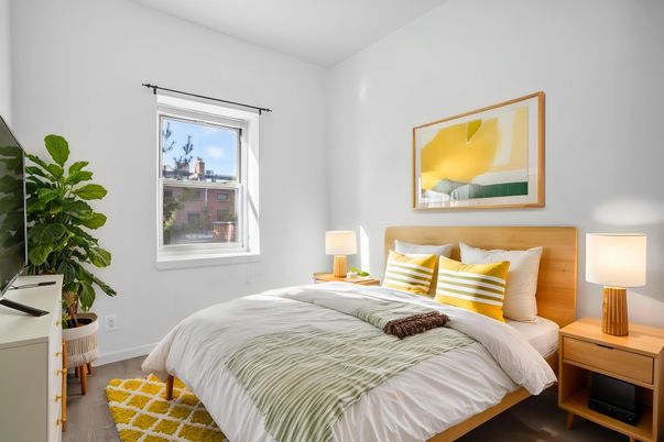 Bedroom, Interior, Wood Texture Flooring