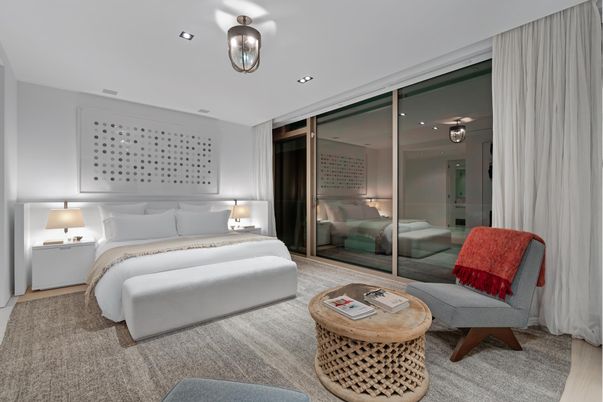 Bedroom, Interior, Recessed Lighting