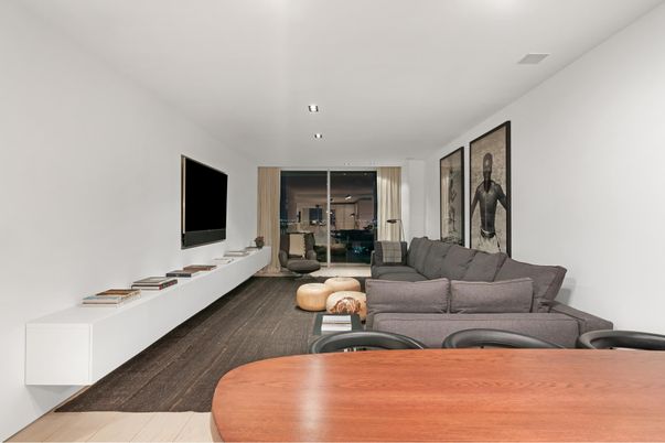 Interior, Living room, Recessed Lighting
