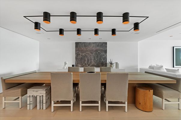 Dining room, Interior, Wood Texture Flooring