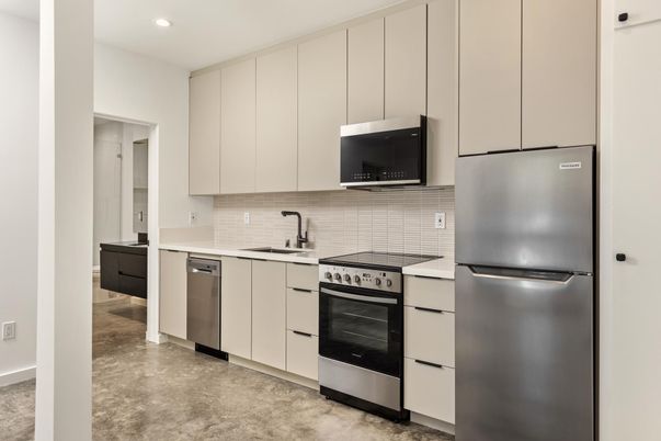 Interior, Kitchen, Recessed Lighting, Stainless Steel Appliances