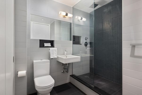 Bathroom, Glass Shower, Interior