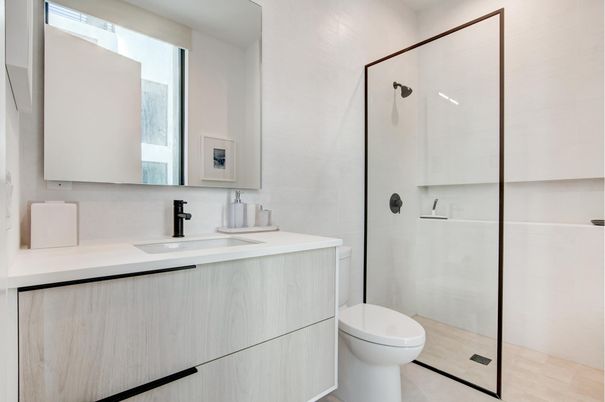 Bathroom, Glass Shower, Interior