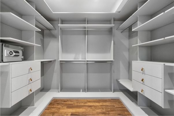 Interior, Recessed Lighting, Walk-in Closets, Wood Texture Flooring