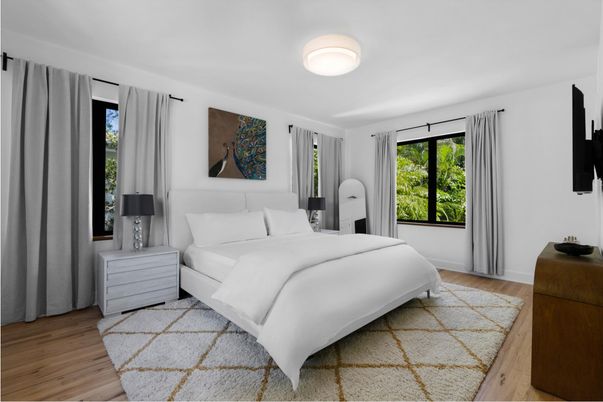 Bedroom, Interior, Wood Texture Flooring