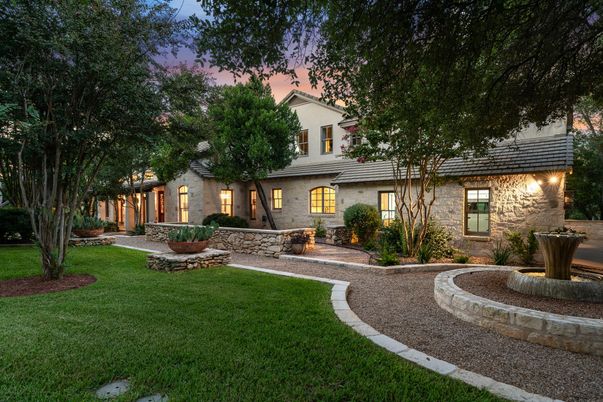 Backyard, Exterior, Facade, Spanish Mediterranean