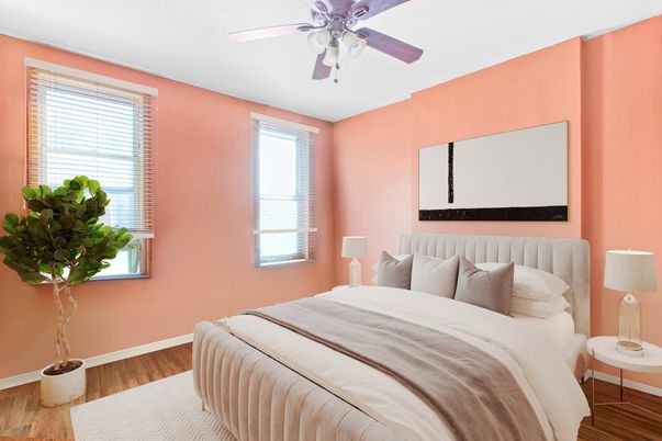 Bedroom, Interior, Wood Texture Flooring