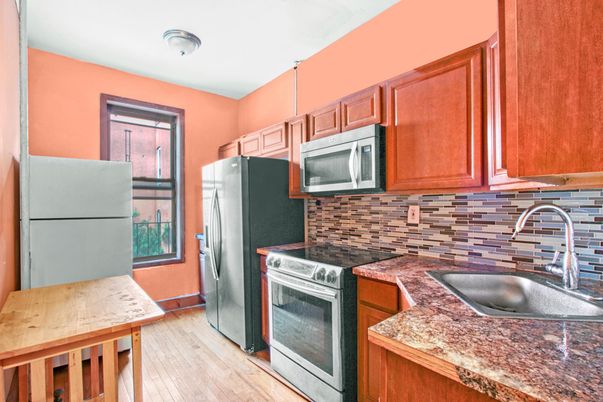 Interior, Kitchen, Wood Texture Flooring