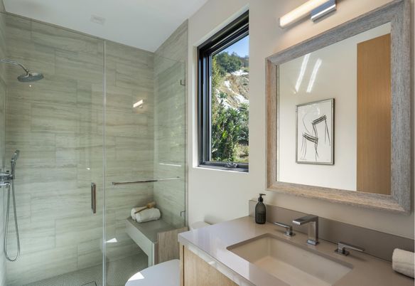 Bathroom, Glass Shower, Interior