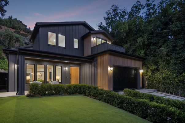 Attached, Backyard, Exterior, Facade, Farmhouse