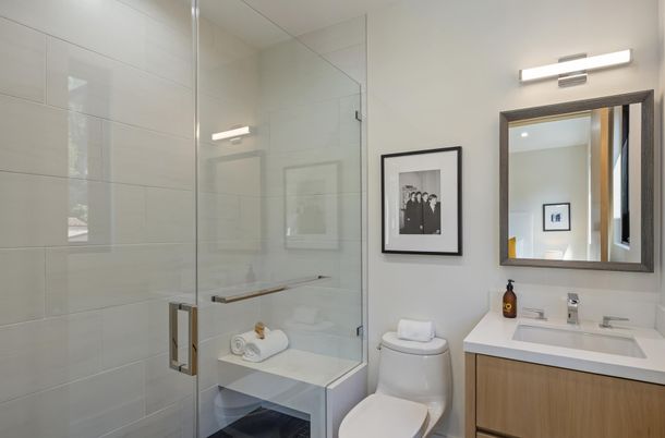 Bathroom, Glass Shower, Interior
