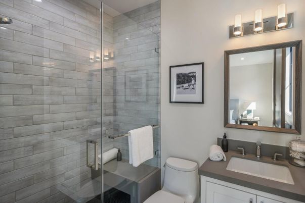 Bathroom, Glass Shower, Interior