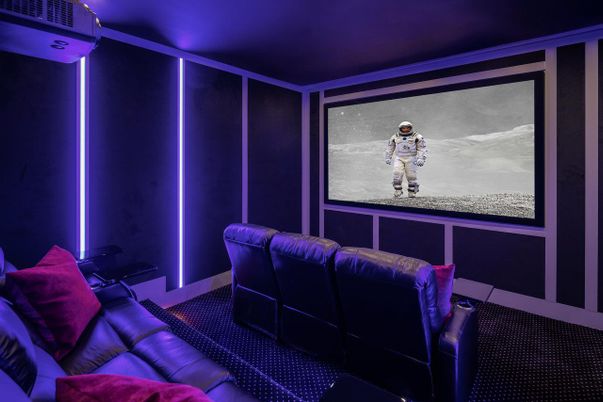 Home Theatre Room, Interior, Projection Screen, Theatre Room