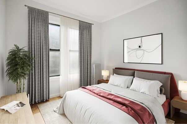 Bedroom, Interior, Wood Texture Flooring