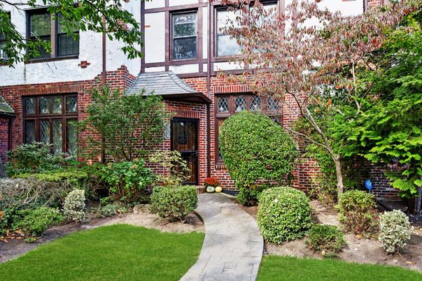 Exterior, Facade, Brick Facade, Tudor Revival