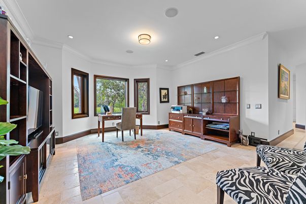 Home Office, Interior, Recessed Lighting