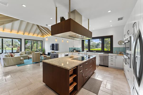 Interior, Kitchen, Living room, Recessed Lighting, Stainless Steel Appliances