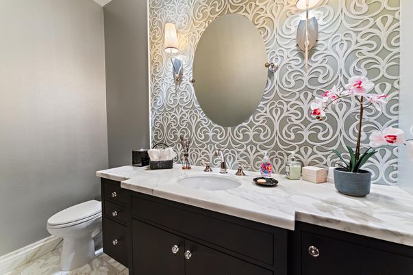 Bathroom, Dual Sink Vanities, Interior, Marble