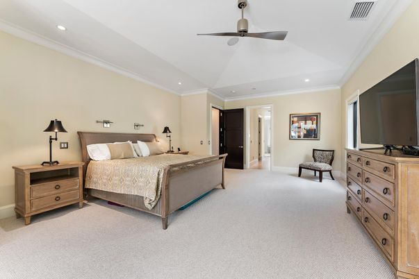 Bedroom, Interior, Recessed Lighting