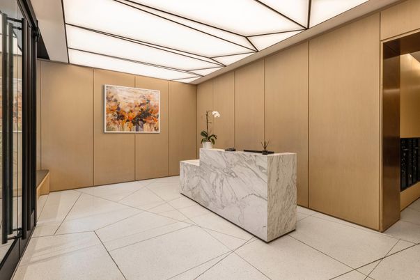 Elevator, Interior, Wooden Walls