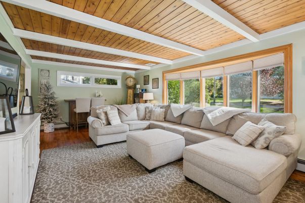 Interior, Living room, Wooden Ceilings, Wood Texture Flooring