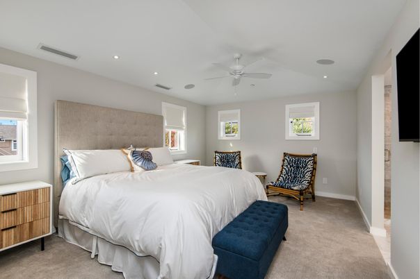 Bedroom, Interior, Recessed Lighting