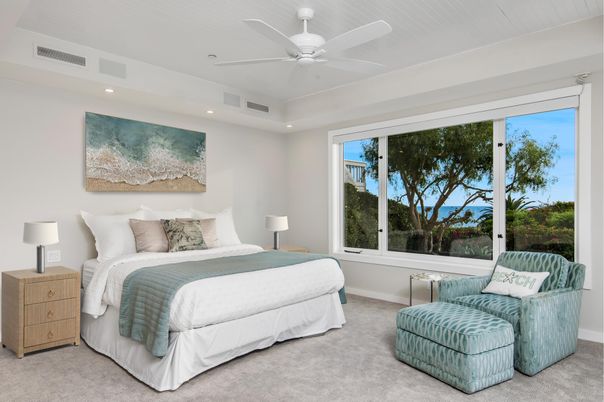 Bedroom, Interior, Recessed Lighting