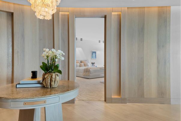 Chandelier, Interior, Wood Texture Flooring