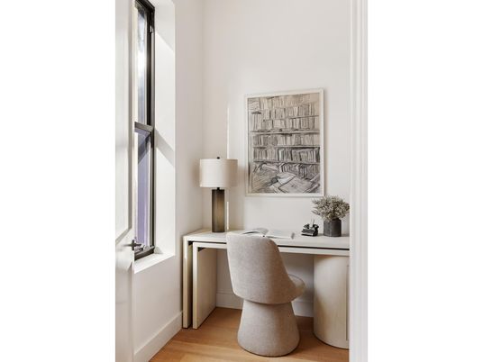 Home Office, Interior, Wood Texture Flooring