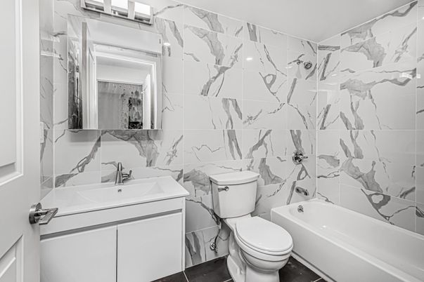 Bathroom, Interior, Marble Walls