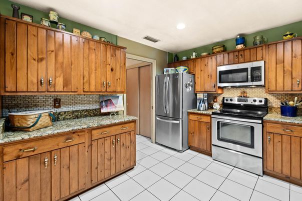 Interior, Kitchen, Recessed Lighting, Stainless Steel Appliances