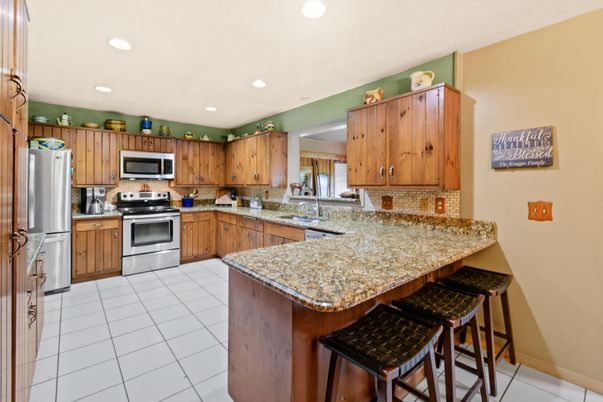 Interior, Kitchen, Recessed Lighting, Stainless Steel Appliances