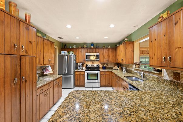 Interior, Kitchen, Recessed Lighting, Stainless Steel Appliances
