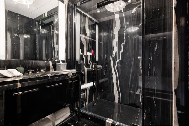 Bathroom, Glass Shower, Interior
